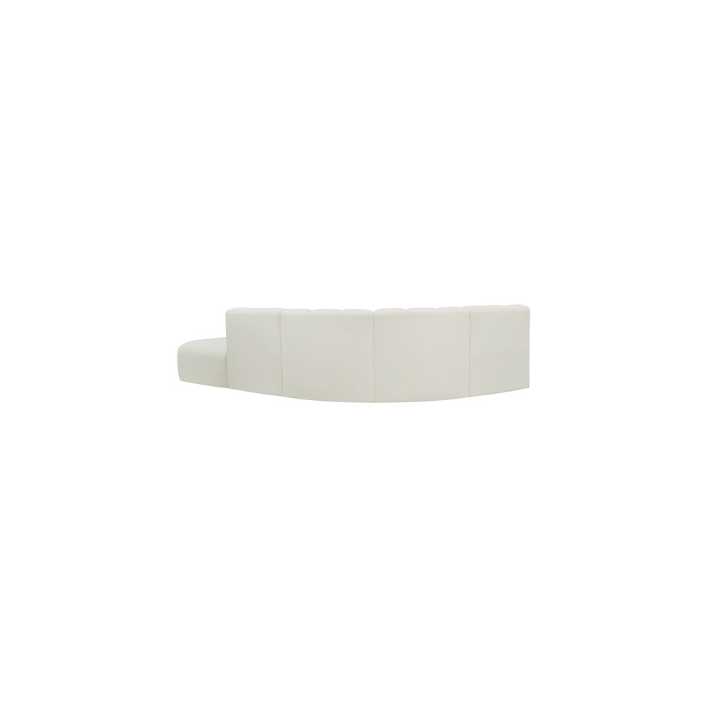 Arc Cream Vegan Leather Modular Sofa