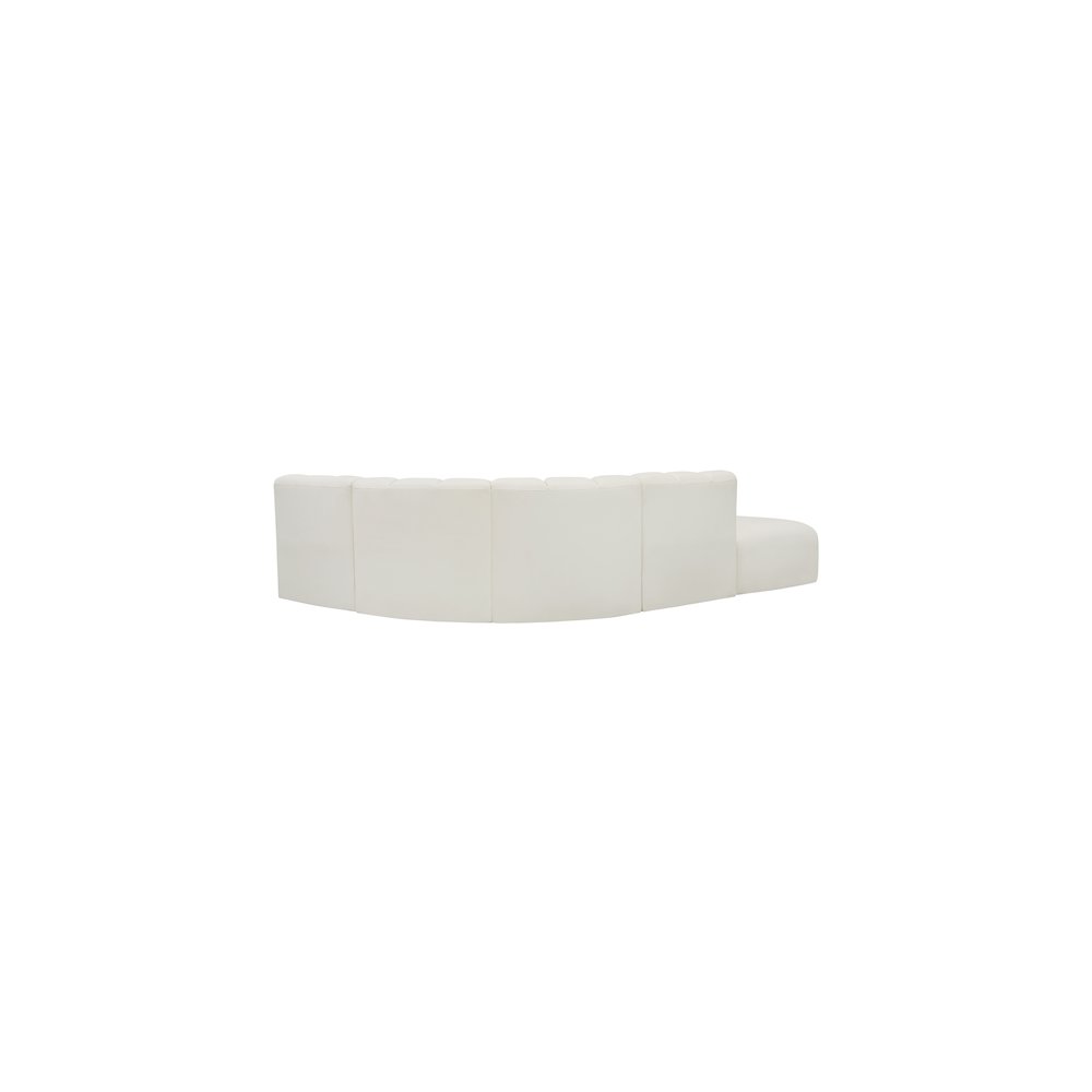 Arc Cream Vegan Leather Modular Sofa
