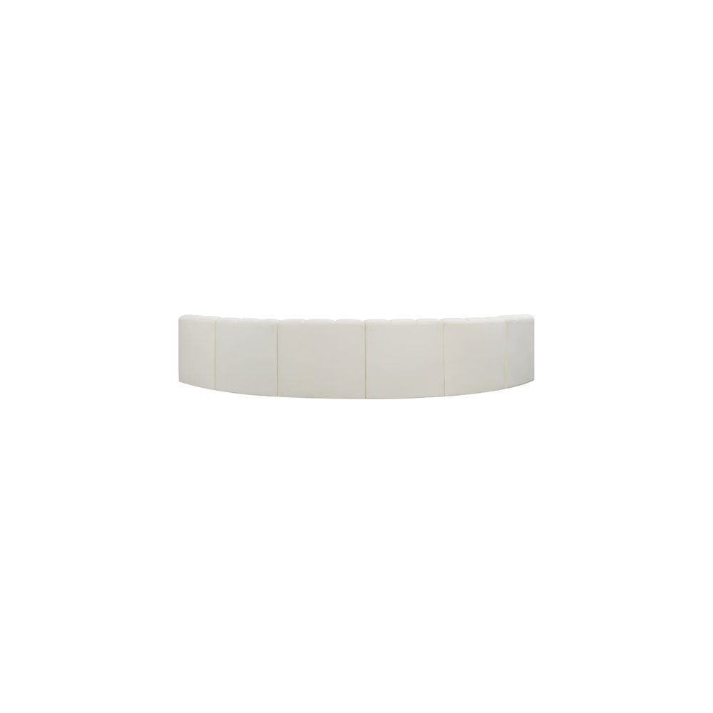 Arc Cream Vegan Leather Modular Sofa