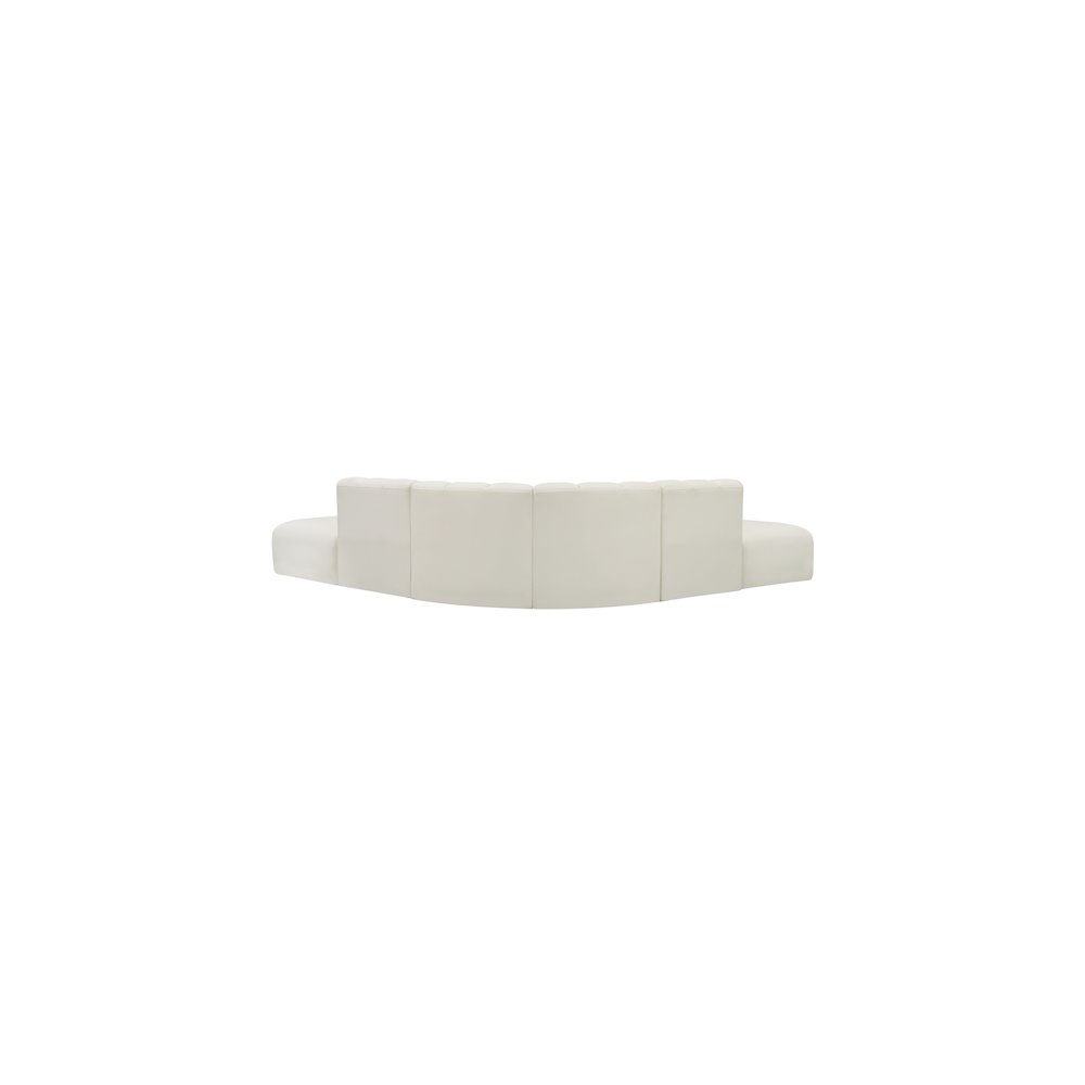 Arc Cream Vegan Leather Modular Sofa