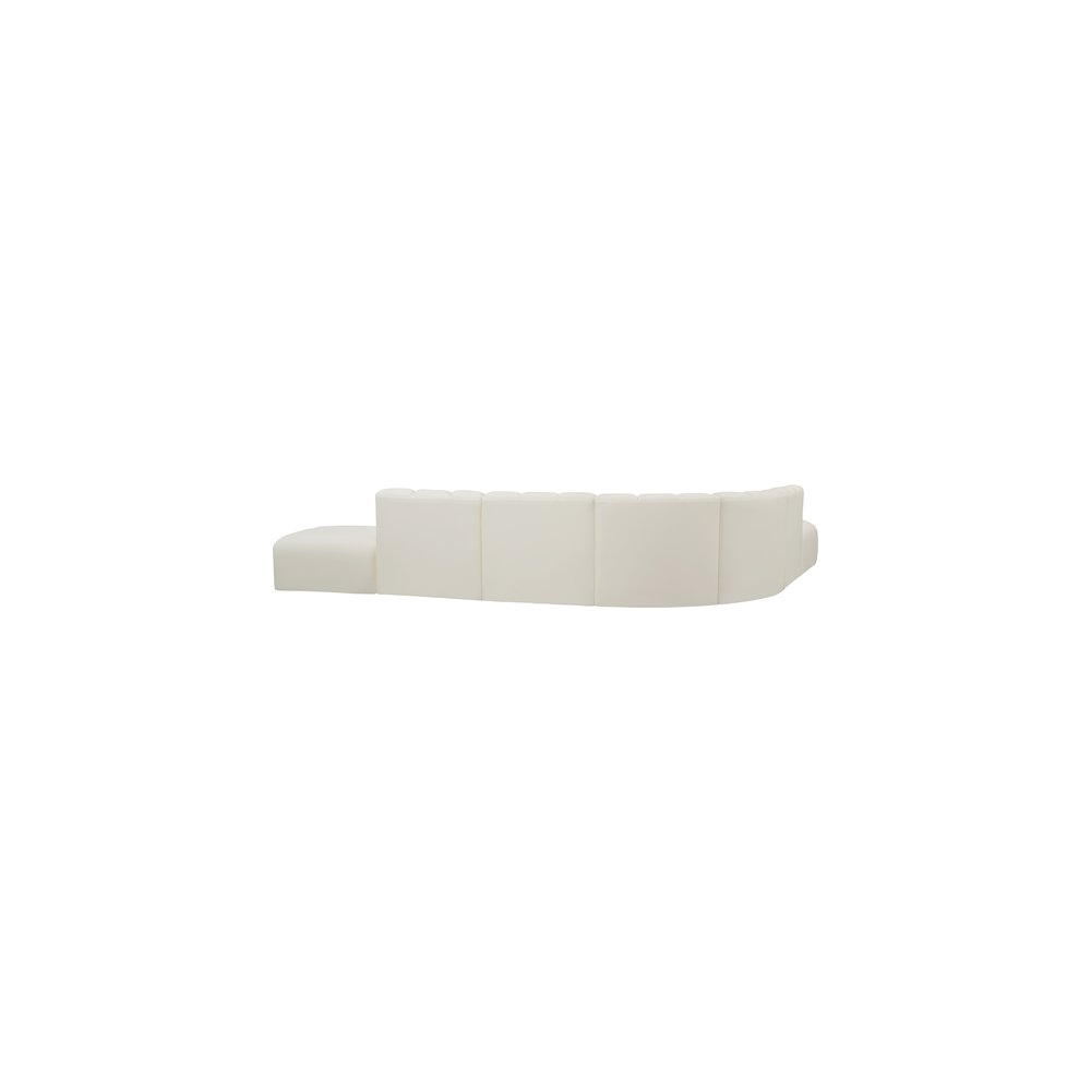 Arc Cream Vegan Leather Modular Sofa