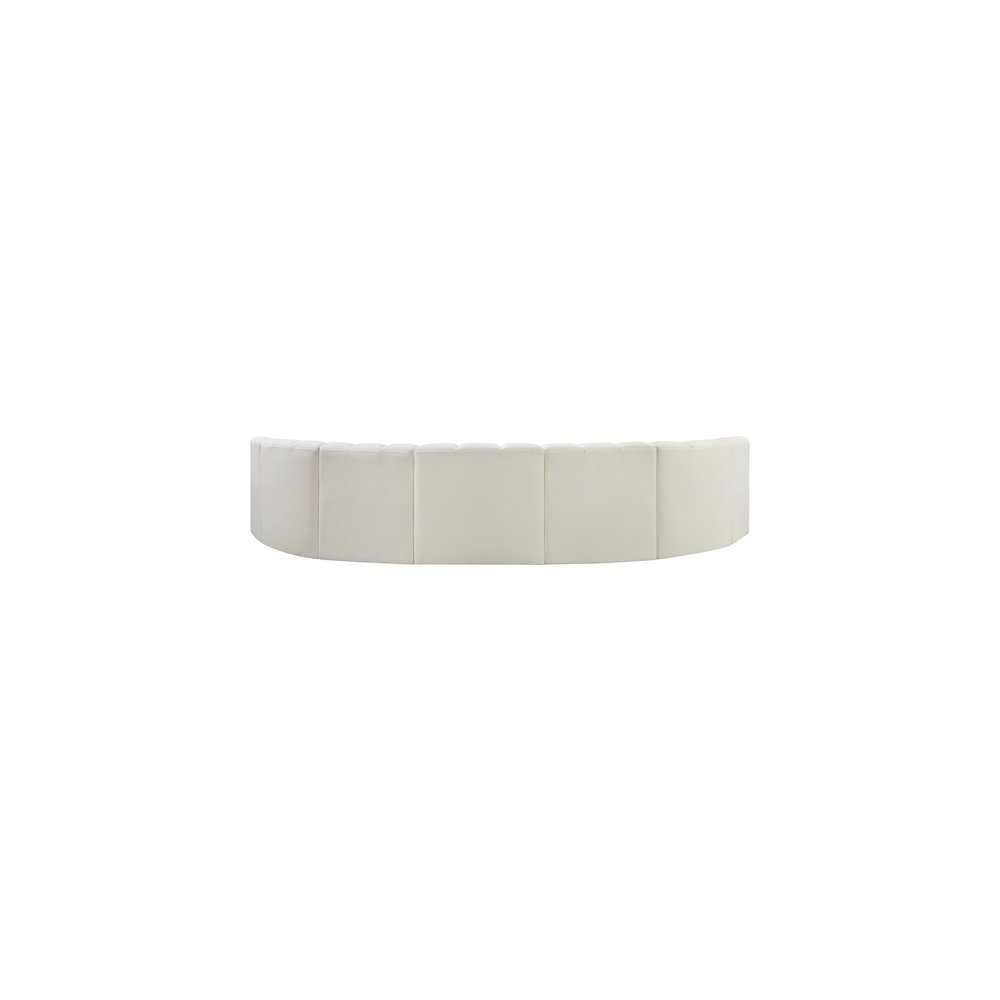 Arc Cream Vegan Leather Modular Sofa
