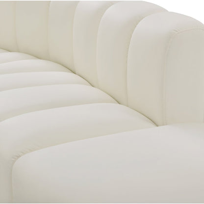 Arc Cream Vegan Leather Modular Sofa