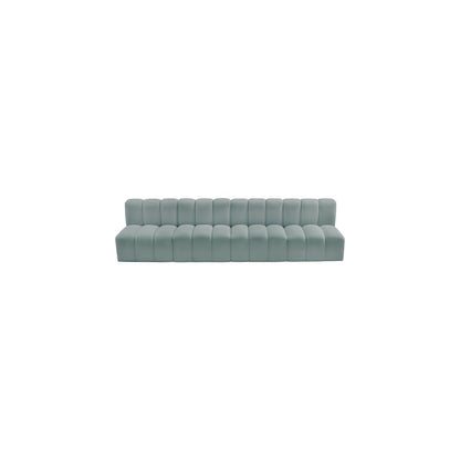 Arc Mint Green Vegan Leather Modular Sofa