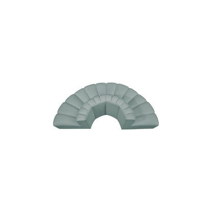 Arc Mint Green Vegan Leather Modular Sofa