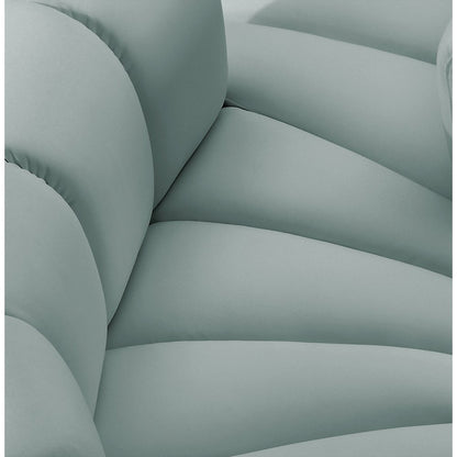Arc Mint Green Vegan Leather Modular Sofa