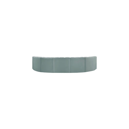 Arc Mint Green Vegan Leather Modular Sofa