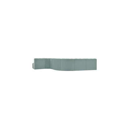 Arc Mint Green Vegan Leather Modular Sofa