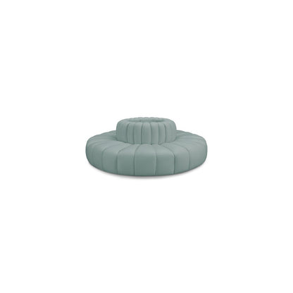 Arc Mint Green Vegan Leather Modular Sofa