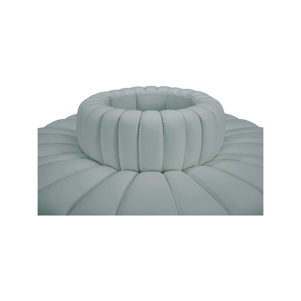 Arc Mint Green Vegan Leather Modular Sofa