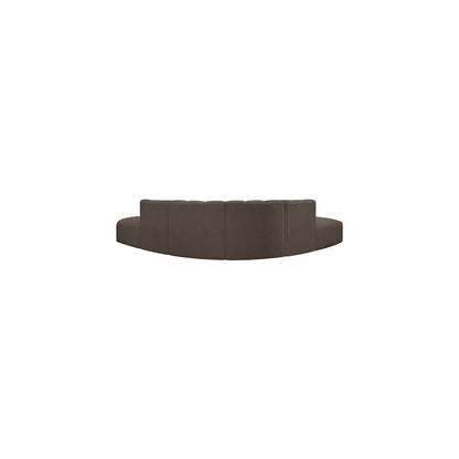 Arc Brown Boucle Fabric Modular Sofa