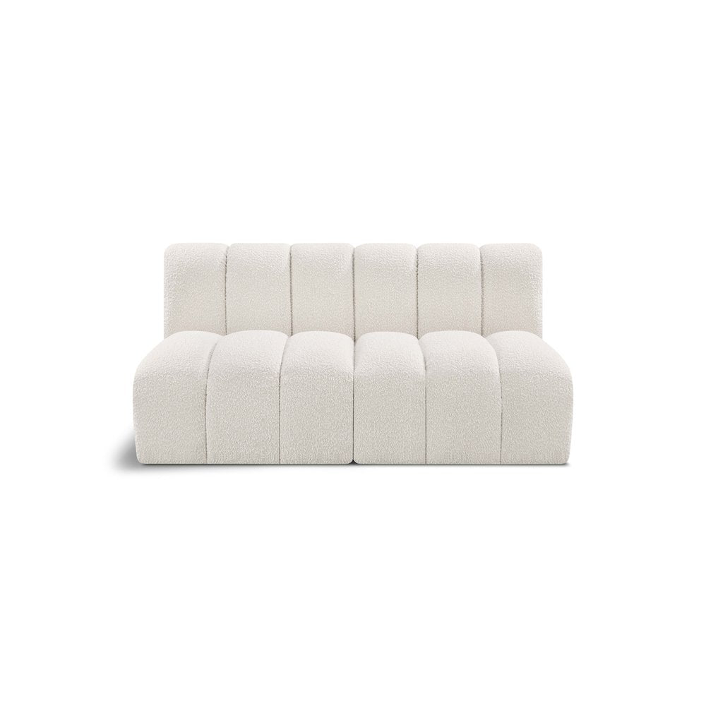 Arc Cream Boucle Fabric Modular Sofa