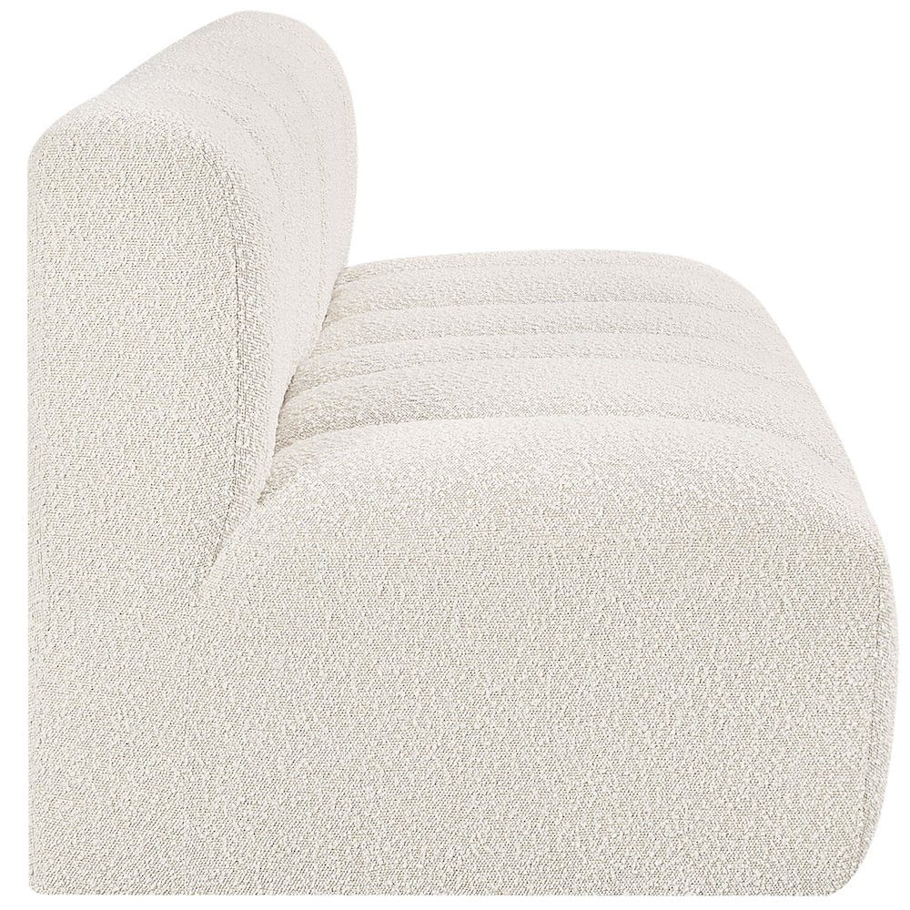Arc Cream Boucle Fabric Modular Sofa