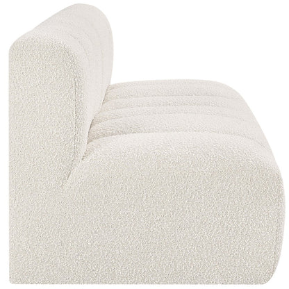 Arc Cream Boucle Fabric Modular Sofa