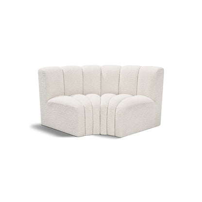 Arc Cream Boucle Fabric Modular Sofa