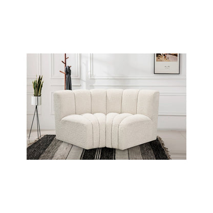Arc Cream Boucle Fabric Modular Sofa