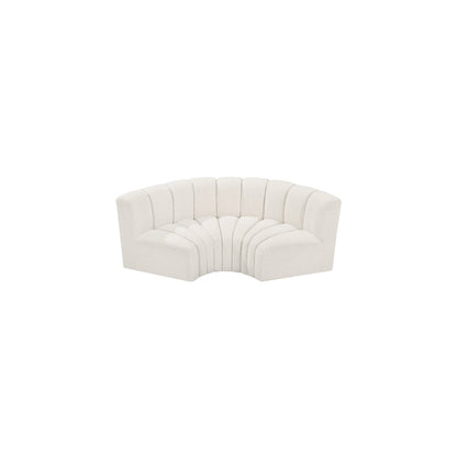 Arc Cream Boucle Fabric Modular Sofa