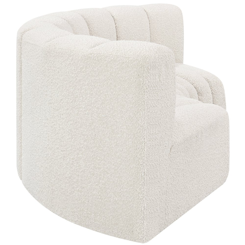 Arc Cream Boucle Fabric Modular Sofa