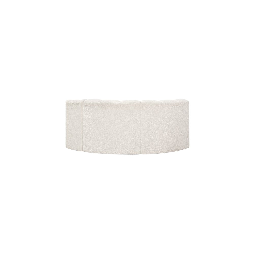 Arc Cream Boucle Fabric Modular Sofa