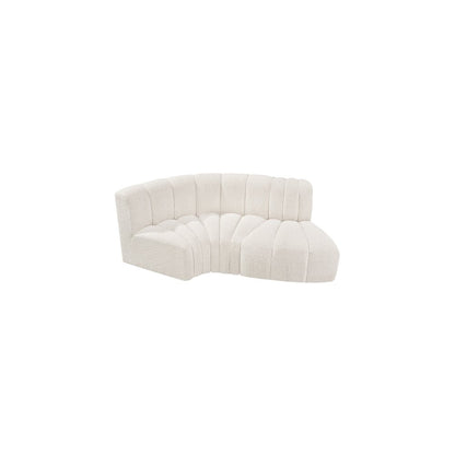 Arc Cream Boucle Fabric Modular Sofa