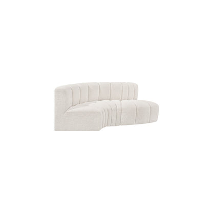 Arc Cream Boucle Fabric Modular Sofa
