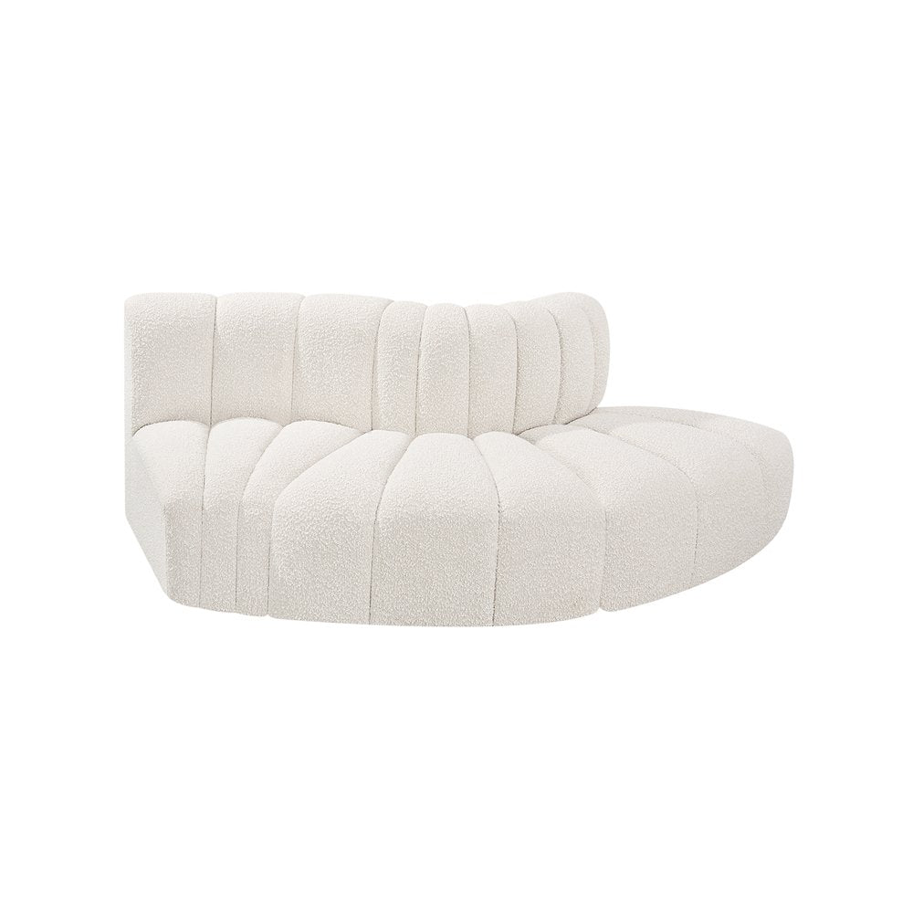 Arc Cream Boucle Fabric Modular Sofa