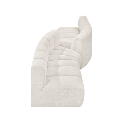 Arc Cream Boucle Fabric Modular Sofa