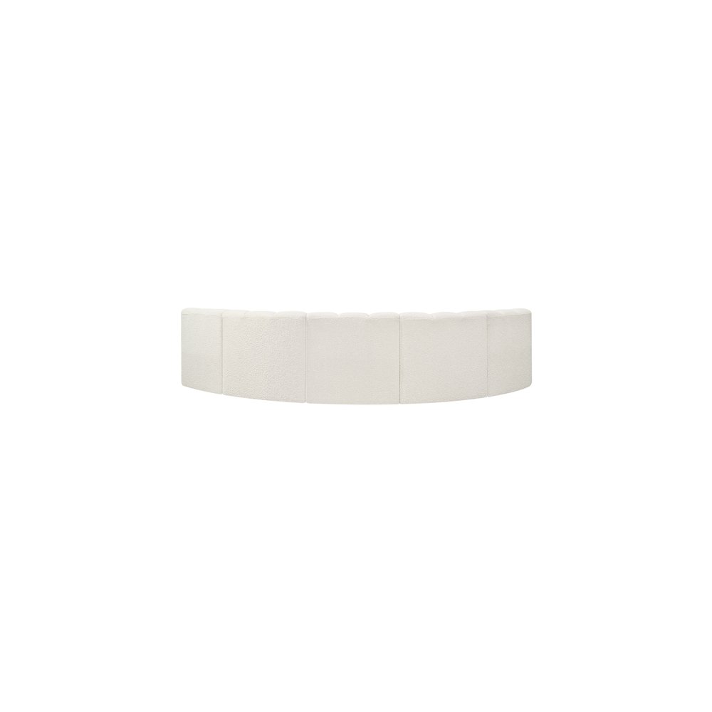 Arc Cream Boucle Fabric Modular Sofa