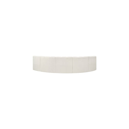 Arc Cream Boucle Fabric Modular Sofa