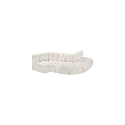 Arc Cream Boucle Fabric Modular Sofa