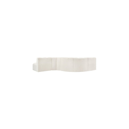 Arc Cream Boucle Fabric Modular Sofa