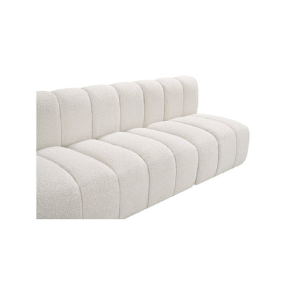 Arc Cream Boucle Fabric Modular Sofa