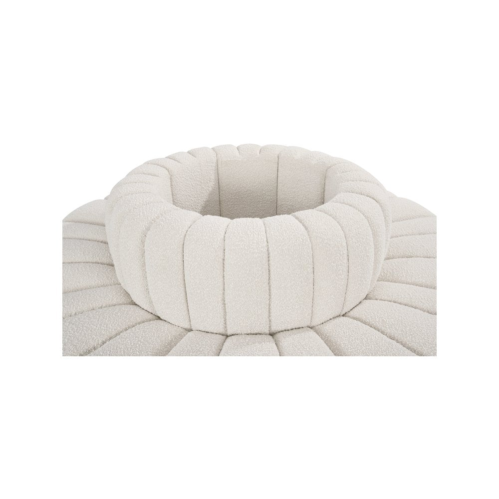 Arc Cream Boucle Fabric Modular Sofa