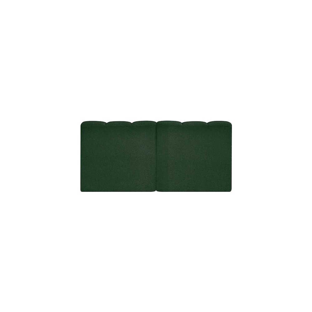 Arc Green Boucle Fabric Modular Sofa