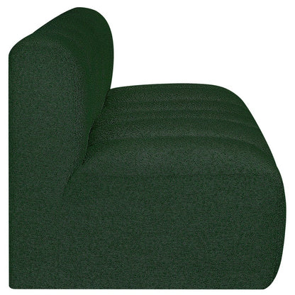 Arc Green Boucle Fabric Modular Sofa