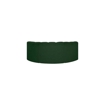 Arc Green Boucle Fabric Modular Sofa