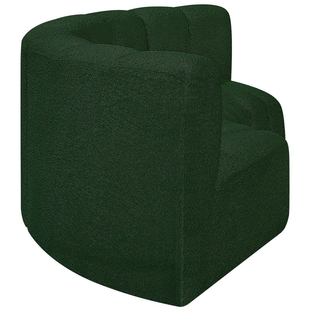 Arc Green Boucle Fabric Modular Sofa