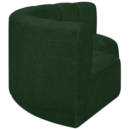 Arc Green Boucle Fabric Modular Sofa