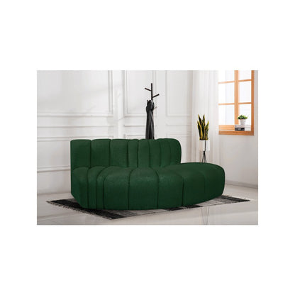 Arc Green Boucle Fabric Modular Sofa