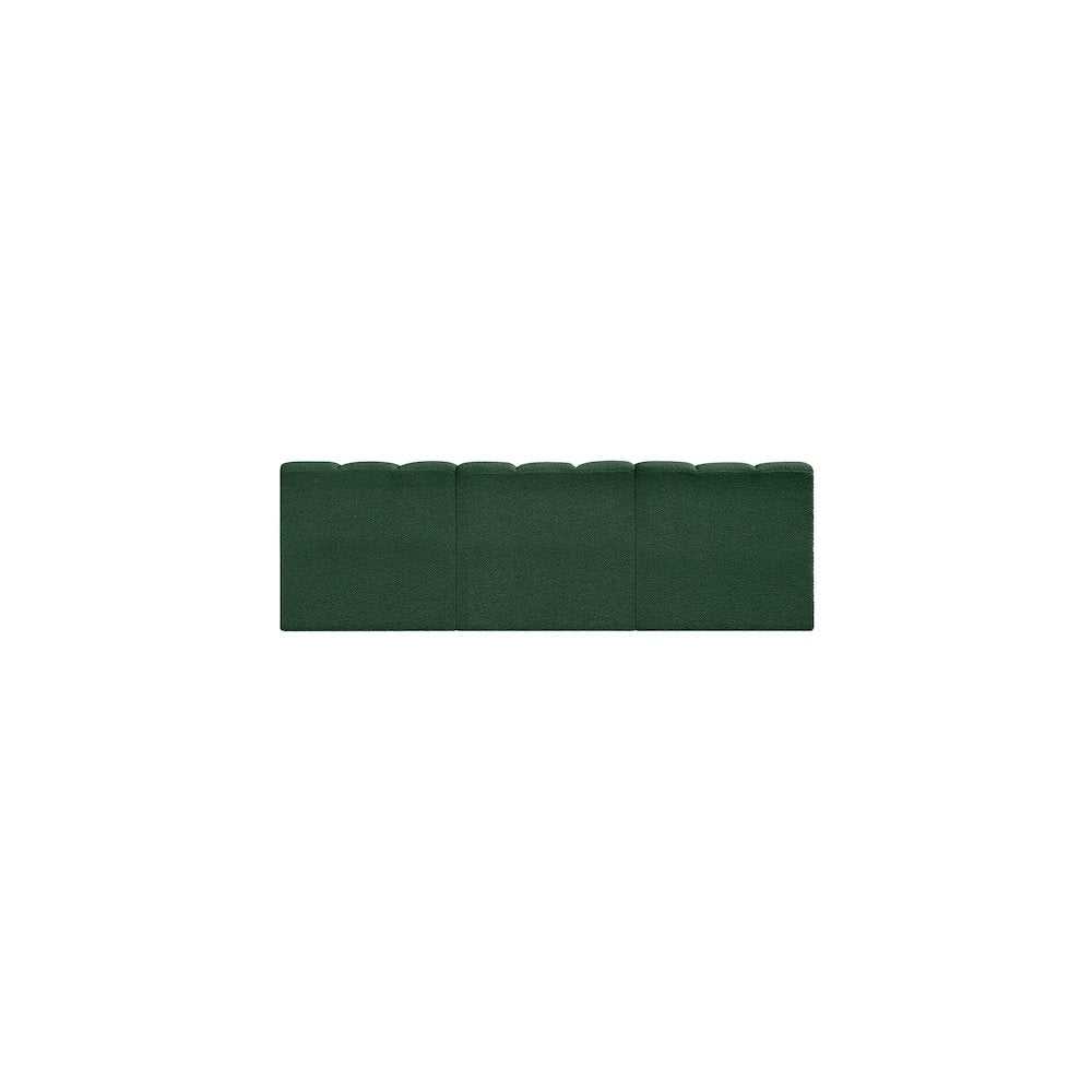 Arc Green Boucle Fabric Modular Sofa