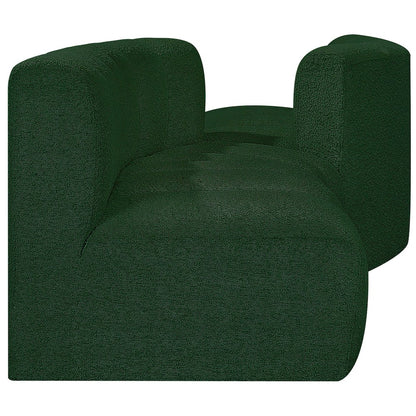 Arc Green Boucle Fabric Modular Sofa