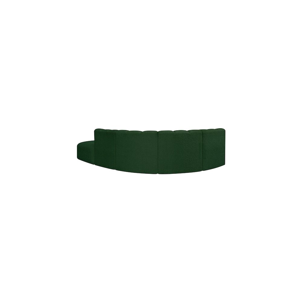 Arc Green Boucle Fabric Modular Sofa
