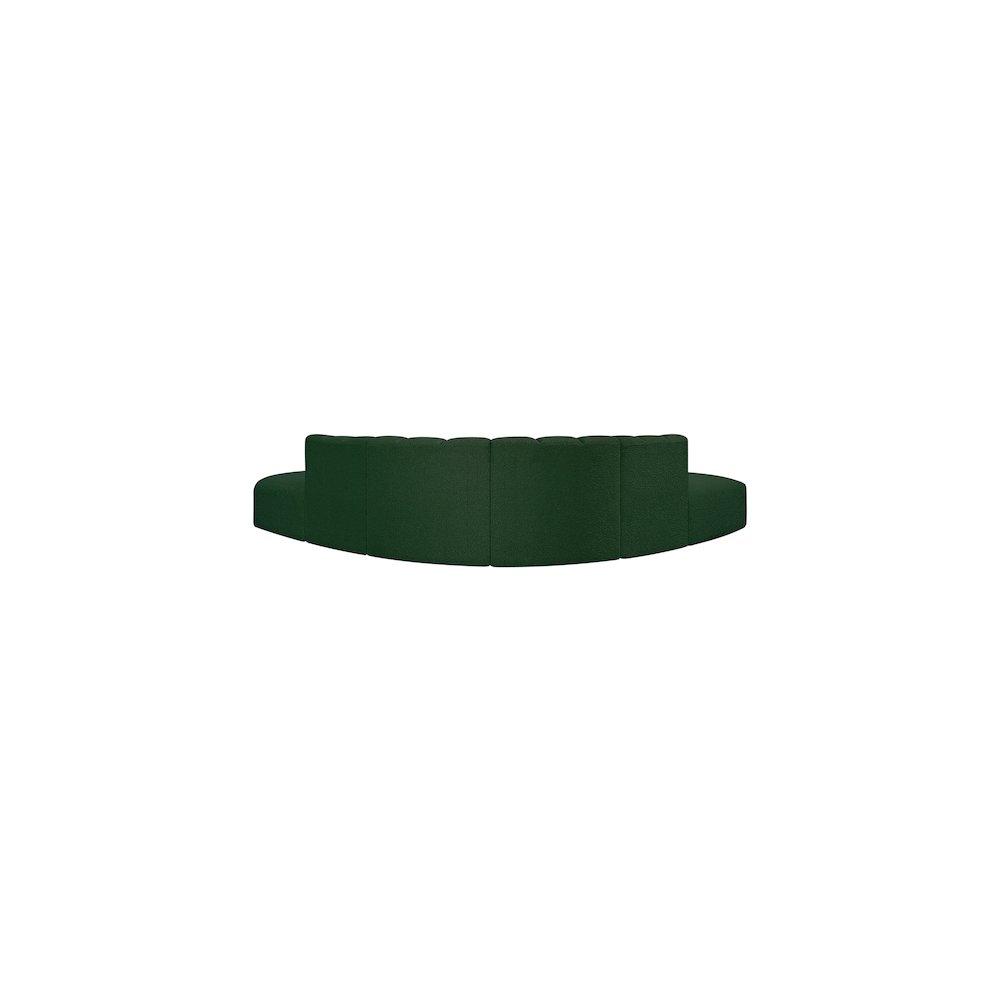 Arc Green Boucle Fabric Modular Sofa