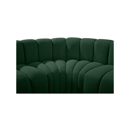 Arc Green Boucle Fabric Modular Sofa