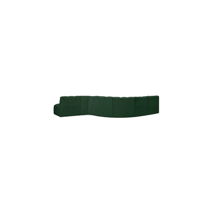 Arc Green Boucle Fabric Modular Sofa