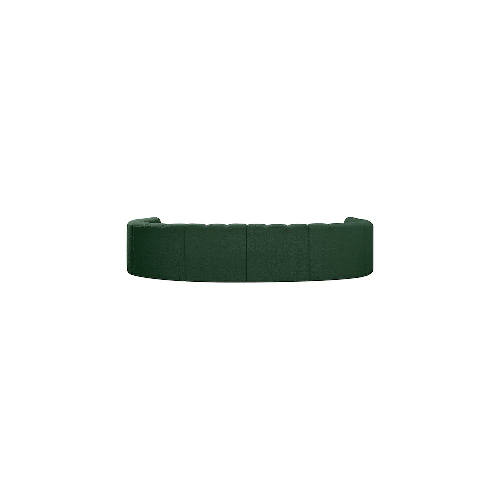 Arc Green Boucle Fabric Modular Sofa