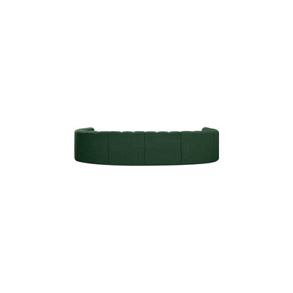 Arc Green Boucle Fabric Modular Sofa