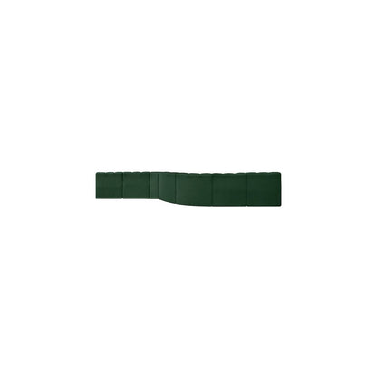 Arc Green Boucle Fabric Modular Sofa