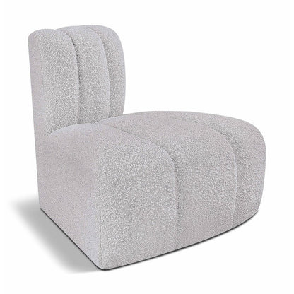 Arc Grey Boucle Fabric Reverse Corner