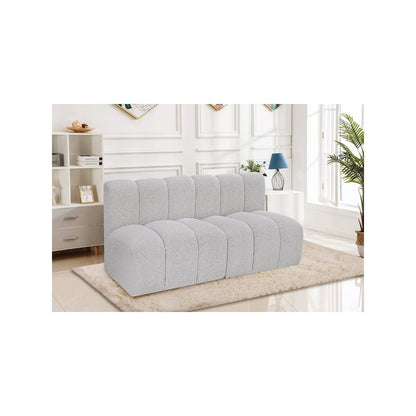 Arc Grey Boucle Fabric Modular Sofa